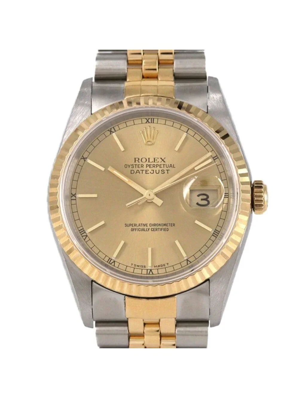 Rolex Datejust Automatic Watch Gold